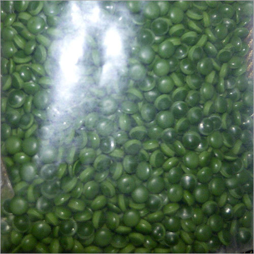Green Plastic Granules