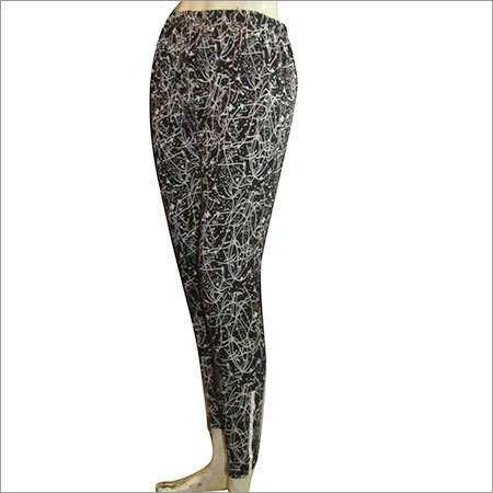 Black Printed Leggings