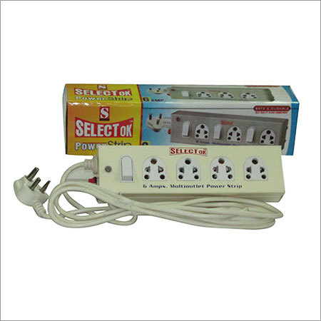4 socket Metal Power Strips