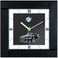 Promotional Wall Clock - Glass And Plastic, 10x10 Inches, Black | Attractive Pattern, Lightweight, Easy To Read, Flawless Finish, Intricate Design