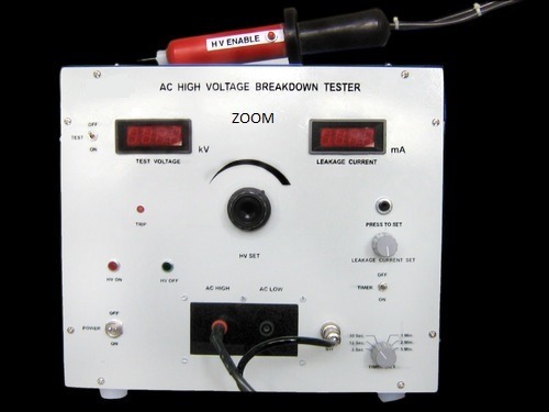 High Voltage Tester By ZOOM SCIENTIFIC WORLD