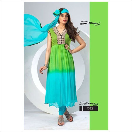 long anarkali dress designs