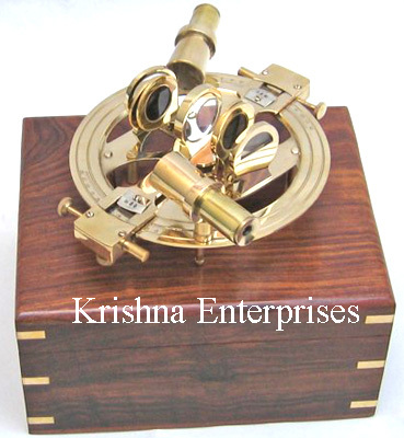 Nautical Brass Sextant 