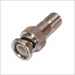 BNC Plug To F Socket Adaptor