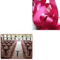 Satin Ribbons for Wedding Chairs Dressing