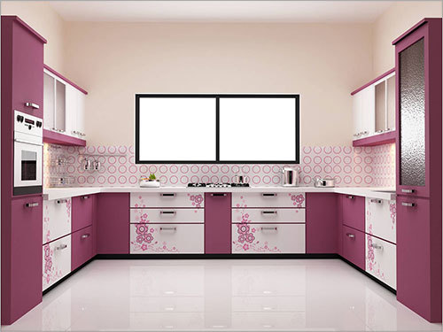 Acrylic Modular Kitchen