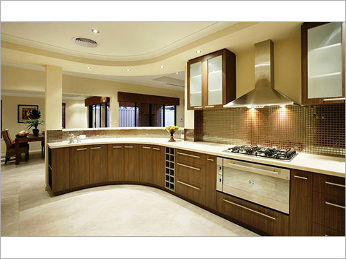 L Shaped Modular Kitchen