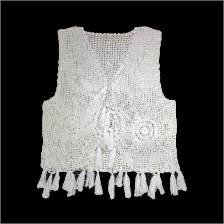 Handmade Ladies Fancy Crochet Vest