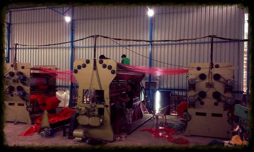 Leno Mesh Bag Making Machine