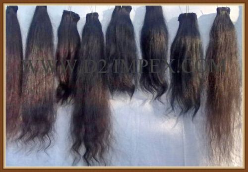 Natural Brown Wefted Hair 