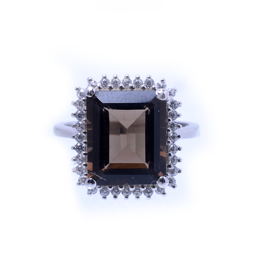 925 Sterling silver Blue Topaz gemstone ring