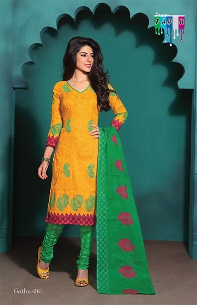 Cotton Jacquard Dress Material