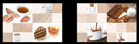 Digital Living Room Wall Tiles