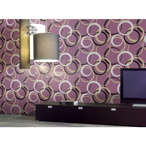 Multi Color Glossy Cathrine Wallpaper