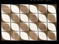 Digital Elevation Floor Tiles - Ceramic, 10mm, Brown | Durable, Stain Resistant, Glossy Finish, Easy Installation