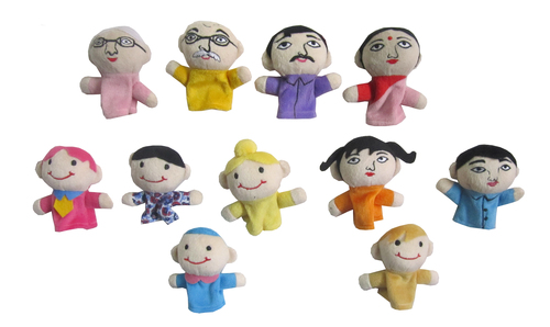 Assorted Faces Finger Puppet