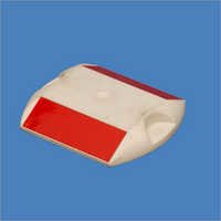 Plastic Road Stud - Color: White Red