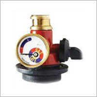 Gas Safety Device - Brass, 10x5x8 Cm, 1/2 Inch Connection | Leak Proof, Emergency Shut Off, Pressure Gauge, Low Maintenance