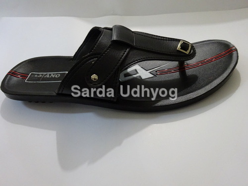 Elegant Gents PU Slippers