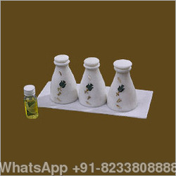 Marble Oil Bottles