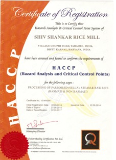 HAZARD ANALYSIS AND CRITICAL CONTROL POINT