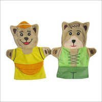 Terrycloth Bear Set Hand Puppet