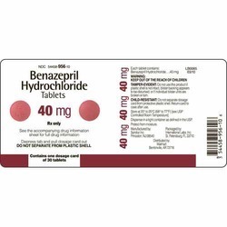Benazepril Hydrochloride Tablets
