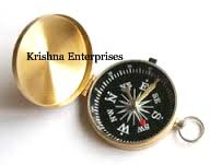 Brass Flap Compass