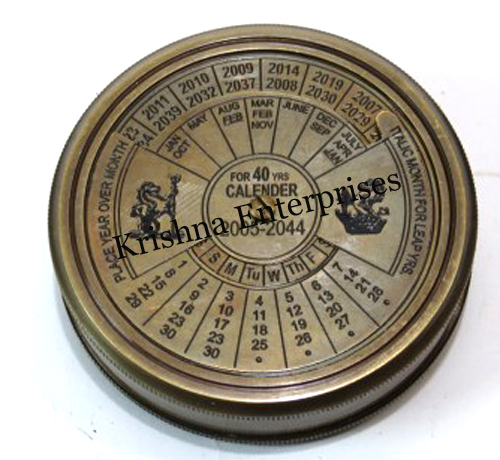 Antique Calendar Compass