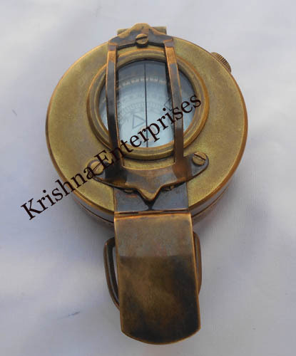 Vintage Brass Compass