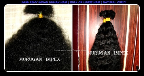 100% Virgin Remy Indian Human Hair (BULK or LOOSE)