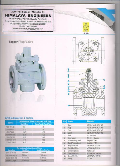 Plug Valve Power: Hydraulic