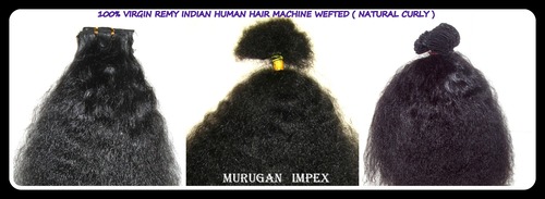 Machine Weft ( Curly )