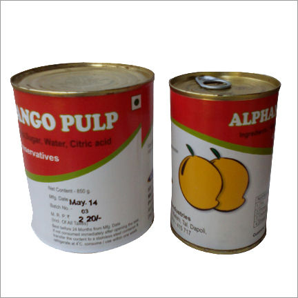 Canned Alphonso Mangopulp