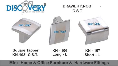 Square drawer knob