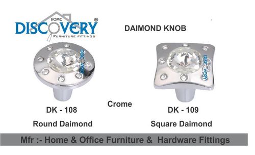 Diamond drawer knob
