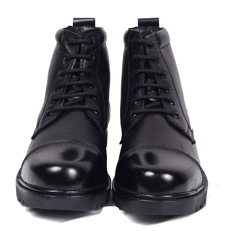 DMS Boots - Leather, Mid-calf, Black | Durable, Water-resistant, Comfortable, Stylish, Versatile, Slip-resistant, Breathable