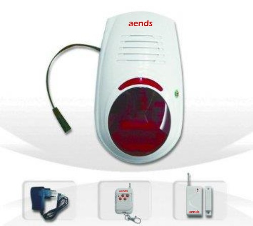 Burglar Alarm System With Battery Backup