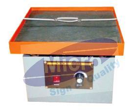 VDRL Shaker - Metal/Plastic, 300x300 mm, Orange Platform, Variable Speed, Optional Digital Timer