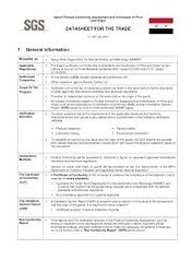 Certificate Of Conformity (coc) For The Export To Certificate Of Conformity (coc) For The Export To