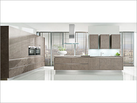 T Shaped Modular Kitchen