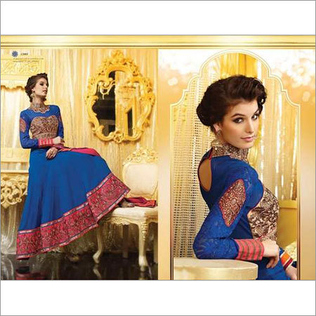 Party Wear Long Anarkali Dress