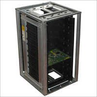 Smt Esd Material - Esd-safe Polymer With Metal Frame, 300x200x400mm, Black, Surface Resistance 10^6-10^9 Ohms