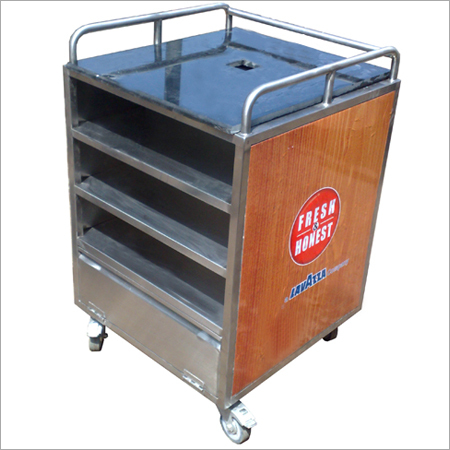 Black Granite Top Kitchen Cart