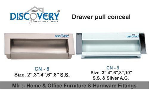 Drawer Pull Steel Conceal