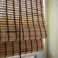 Rollup Bamboo Blinds - Bamboo, Variable Dimensions, Natural Color | Durable, Easy Cleaning, Light Control, Stylish, Versatile Design