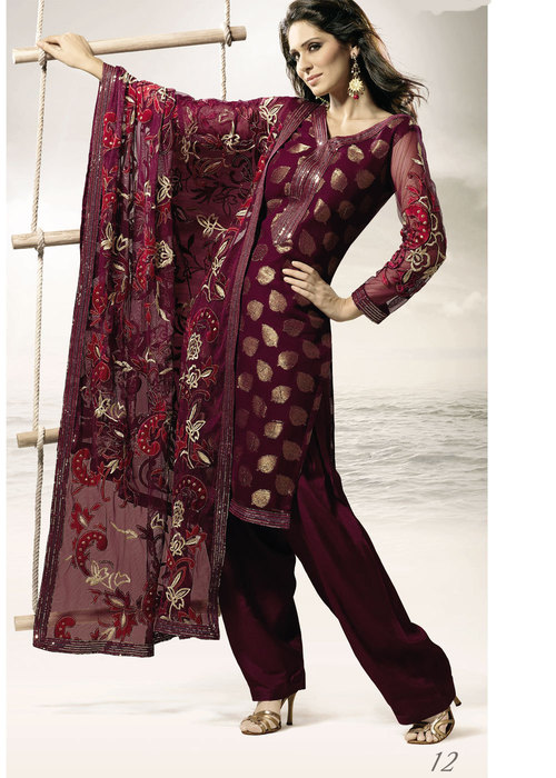 Embroidered salwar kameez
