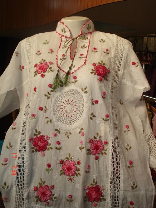 Hand embroidered salwar suit