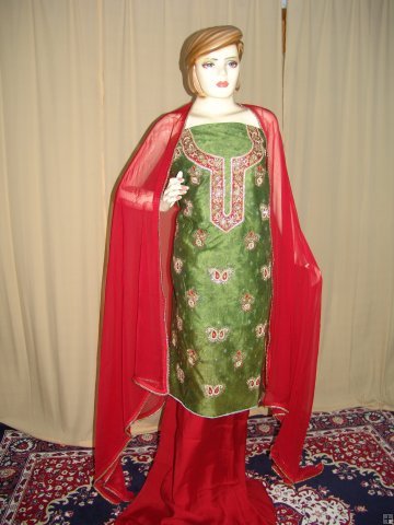 Embroidered punjabi suit