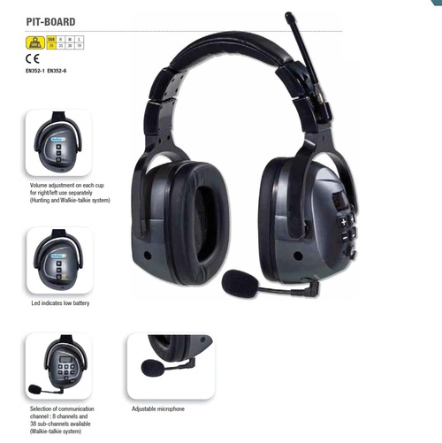 EAR MUFF WITH COMMUNICATION SYSTEM